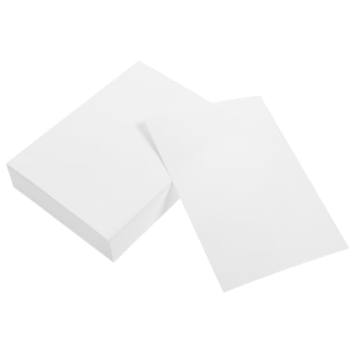 STOBOK 100 Blatt Fotopapier Drucken Druckeretiketten Vinyl-aufkleber Aufkleberpapier Staffelei-pad Versandetiketten Druckbar Kopierpapier Karton Büropapierprodukte Sofortig Brief Weiß von STOBOK