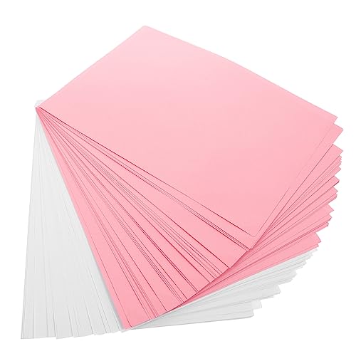 STOBOK 100 Blatt Pergamentpapier zum Schreiben Karton Papierhandwerk Marmorpapier weißes Papier papierschere pauspapier durchdruckpapier druckpapier masse faltbares Papierornament von STOBOK