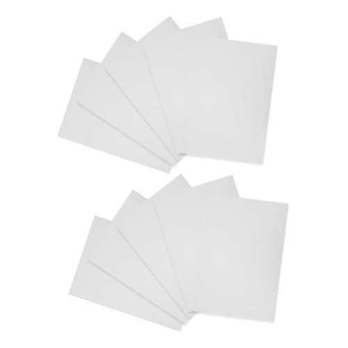 STOBOK 100 Blatt Selbstklebendes Etikettenpapier Vinyl-aufkleber-drucker Transparentes Vinyl-aufkleberpapier Klares Vinyl-aufkleberpapier Klebepapier Selbstklebendes Kupferplattenpapier von STOBOK