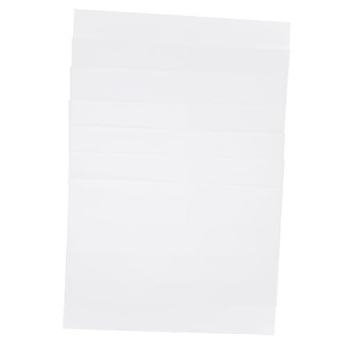 STOBOK 100 Blatt lichtdurchlässiges Zeichenpapier Aufkleberpapier Musterpapier zum Schneidern Transferpapier zum Zeichnen Pergament Pauspapierblock leeres Pauspapier Lackmuspapier Weiß von STOBOK