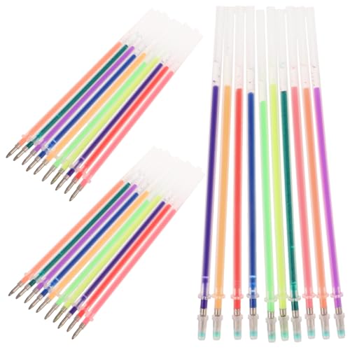 STOBOK 100 Stück Gel Stift Nachfüller Flair Stifte Journal Schreibstift Marker Tintenstift Nachfüllungen Feine Spitze Löschbare Kugelschreiber Stifte Großpackung Für Große Stifte von STOBOK