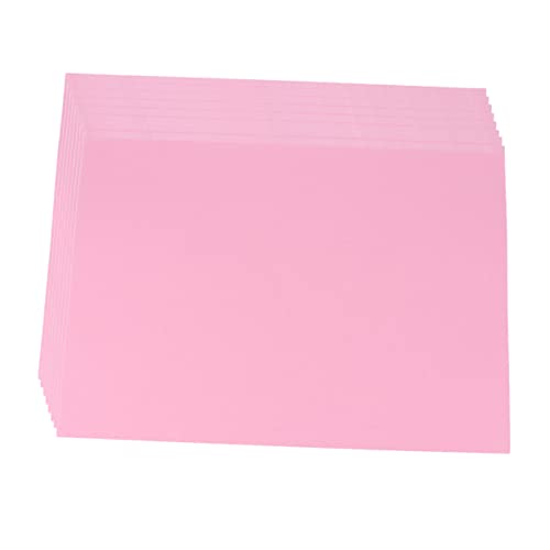 STOBOK 100St faltbares papier selber machen Druckerpapier manuelles Schneiden von Bastelpapier buntes Papier bedruckbares liniertes Papier farbiges Kopierpapier bedruckbares Papier Rosa von STOBOK