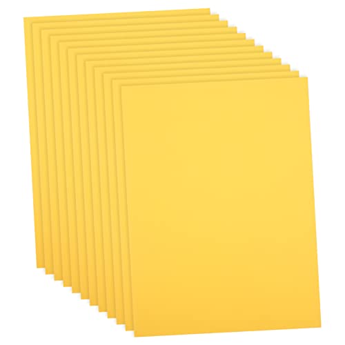 STOBOK 100St farbiges Papier bastel materialien einschlagpapier plotterpapier doppelseitiges Origami-Papier Bastelpapier kreatives handgemachtes DIY-Papier doppelseitiges Papier Yellow von STOBOK