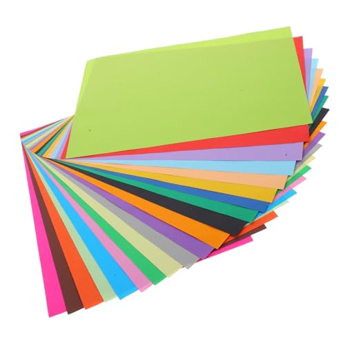 STOBOK 100st Papier Geschnitten Farbiges Baupapier Geschenkpapier Quadratisches Faltpapier Farbpapier Zum Basteln Einfaches Faltpapier Papier-diy-faltung Origami-faltpapier Bastelpapier von STOBOK