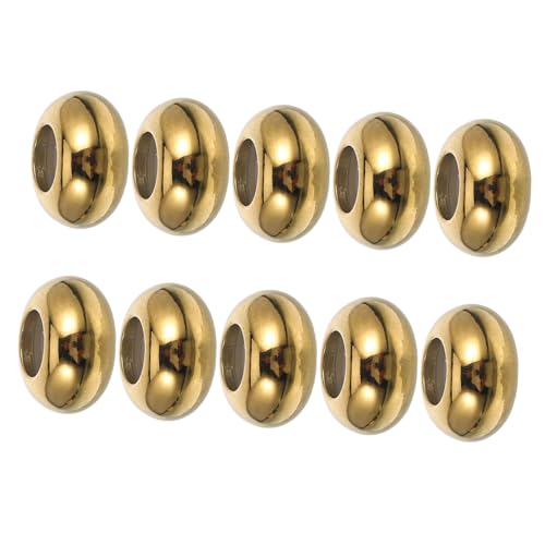 STOBOK 10Pcs Gummi Ring Positionierung Perlen Spacer Perlen Armbänder Herstellen Von Perlen Armband Perlen Metallperlen Schmuck Machen Sie Perlen Armbänder Zu Accessoires Perlen Für von STOBOK