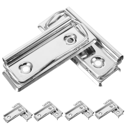 STOBOK 10St Clip für den Papierhalter für die Zwischenablage Datei-Organizer-Clip Büroklammern memo clip halter mehrzweckhalter Klammer fürs Büro Schreibtafelklammern aus Metall Silver von STOBOK