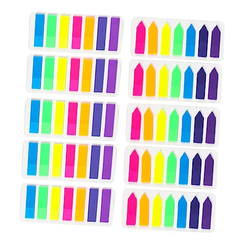 STOBOK 10St Haftnotiz trocken abwischbare Marker mit feiner Spitze Klebestreifen zum Kommentieren versandetiketten selbstklebend Self-adhesive tabs Index-Aufkleber das Haustier Colorful von STOBOK