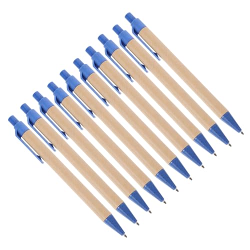 STOBOK 10St Kugelschreiber Stift Nachfüllungen Tinte Gelschreiber mit feiner Spitze Textmarker schreibutensilien büroartikel schtift pens Farbtöne Schreibzubehör Hausbedarf Papier Blue von STOBOK