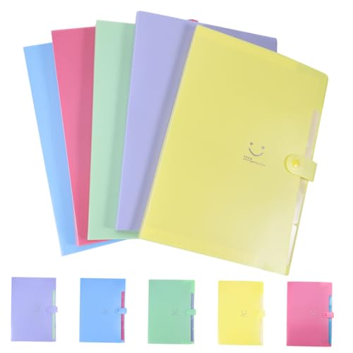 STOBOK 10St aufbewahrungssack aktenmappe aktenordner unterlagen organizer folders Office-Datei-Organizer Quittungsorganisator kleiner Akkordeon-Ordner-Organizer Dateiordner PP-Kunststoff von STOBOK