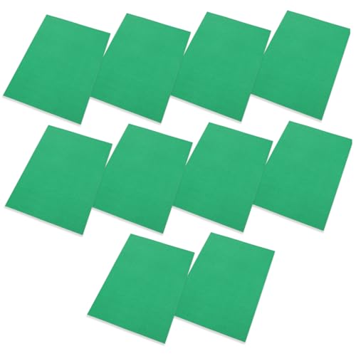 STOBOK 10st Grüner Karton Kartenvorrat Kraftkarton Zubehör Für Die Kartenherstellung Farbiger Karton Farbkarton Bunter Karton Papier Green von STOBOK