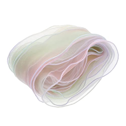 STOBOK 10st Gürtel Aus Schneegaze Blumenband Haarschleife Band Dekorationen Für Hochzeitszeremonien Hochzeitsband Aus Organza Dekorationsband Durchsichtiges Chiffonband Backband von STOBOK