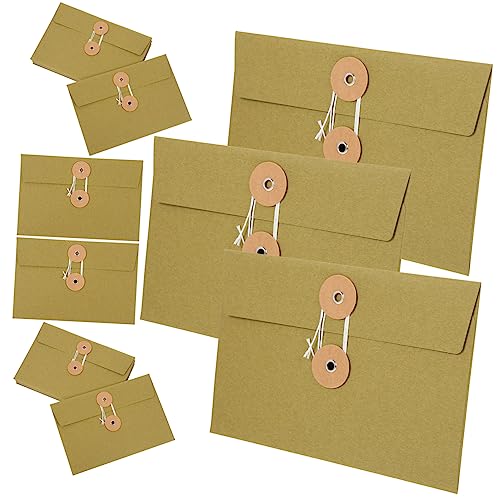 STOBOK 10st Postsack Mailer Taschenorganisator Aufbewahrungstaschen Fürs Büro Partytaschen Unterlagen Pakettaschen Für Den Versand Umschläge Für Das Büro Büroprodukt Kraftpapier Green von STOBOK