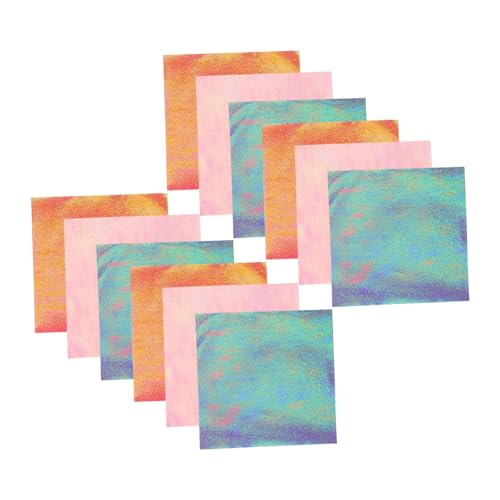 STOBOK Origami-papier 15 X 15 Cm Quadratische Blätter 12er-pack Glitzernd für Kunsthandwerk von STOBOK