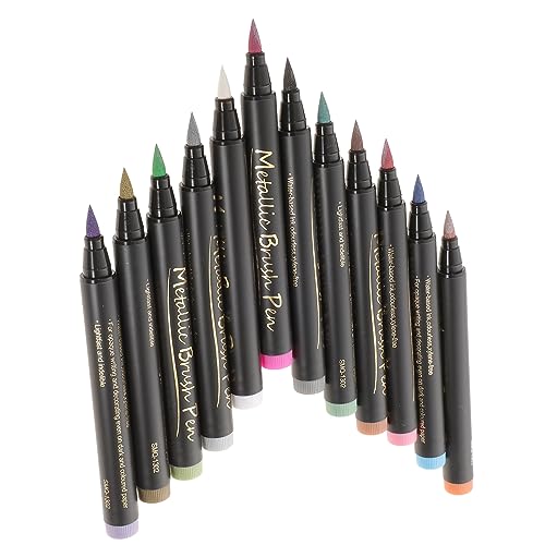 STOBOK 12 Stücke Marker Set Multifunktions Farbe Marker Stifte Weichen Pinsel Spitze Modell Versorgung Stift Unterzeichnung Stifte von STOBOK