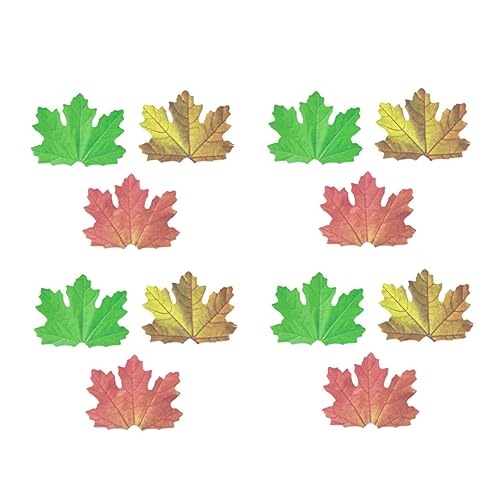 STOBOK 12St Maple Leaf Message Post bürogadges schulzubehör notizblock aufkleber Permanentmarker mit feiner Spitze Filzstift Planke kreative Memo-Notizen selbstklebende Notizzettel Papier von STOBOK