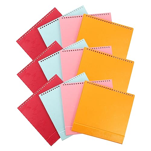 STOBOK 12pcs Dekorative Kalender Regal Schreibtisch Kalender Basis 23 Löcher für Handwerk Projekt von STOBOK