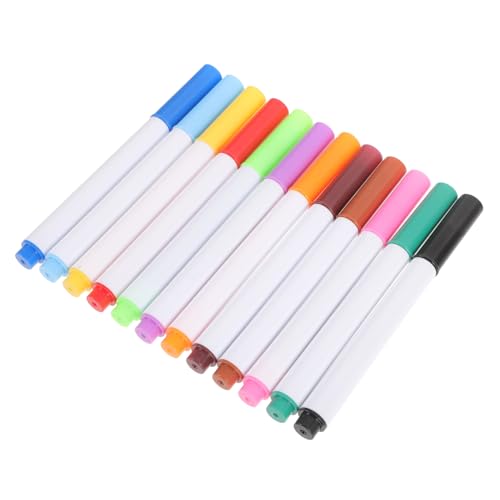 STOBOK 12st Farbiger Whiteboard-stift Markierungsstift Für Die Schule Flüssigkreidemarker Farbige Markierung Klassenmarkierungsstift Marker Für Die Schule Schreibmarkierungsstift Plastik von STOBOK