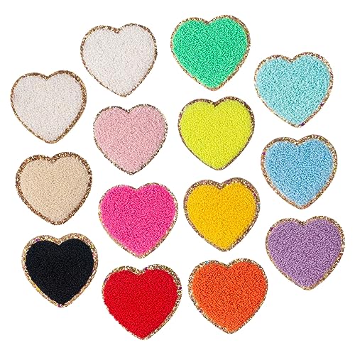 STOBOK 14Stücke Selbstklebende Herzförmige Kleiderflicken Reparatur Und Dekorationspatches Für Kleidung Hüte Taschen Und Mehr Für DIY Projekte Bunten Farben STOBOK 14Stücke Selbstklebende Herzförmige Kleiderflicken Reparatur Und Dekorationspatches Für Kleidung Hüte Taschen Und Mehr Für DIY Projekte Bunten Farben von STOBOK