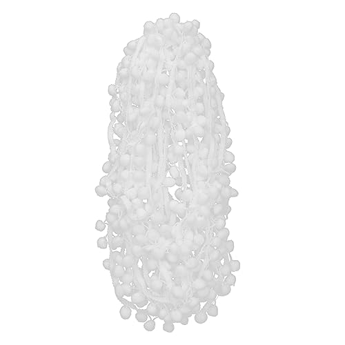 STOBOK 15 Yards Pom Pom Vorhangbesatz Dekoband Bunt Dekorative Quaste Für Tischdecken Kissen Und DIY Bastelprojekte Ideal Für Nähzubehör Und Kreative Gestaltung von STOBOK