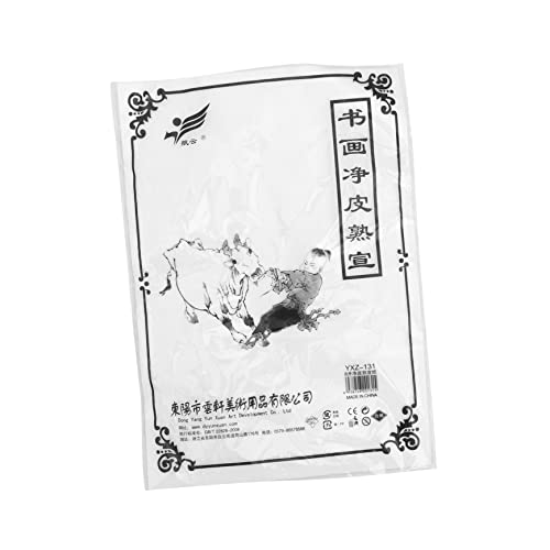 STOBOK 150 Blatt Reispapier für chinesische Pinselmalerei Transparentpapier Packpapier Aquarellpapier Kalligraphie-Briefpapier Reispapier zeichnen Reis Papier Tintenpapier Tuschemalerei von STOBOK