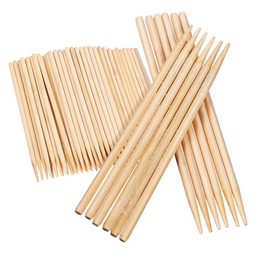 STOBOK 150 Stück Stift aus Bambusholz kratzbilder bastelbedarf Kratzpapier-Zeichnung Kratzpapierkunst Orangenholzstäbchen für Nägel Dübel Kratzpapier, Stifte, Holzstäbchen Stift aus Holz von STOBOK