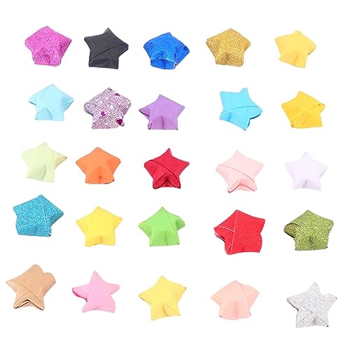 STOBOK 1500 Stk Pentagramm-origami-papier Faltende Origami-sterne Stern-origami-papier Origami-sterne-papiere Origami Für Kindersterne Mini-origami-sterne Glückspapierstreifen Diy Zubehör von STOBOK