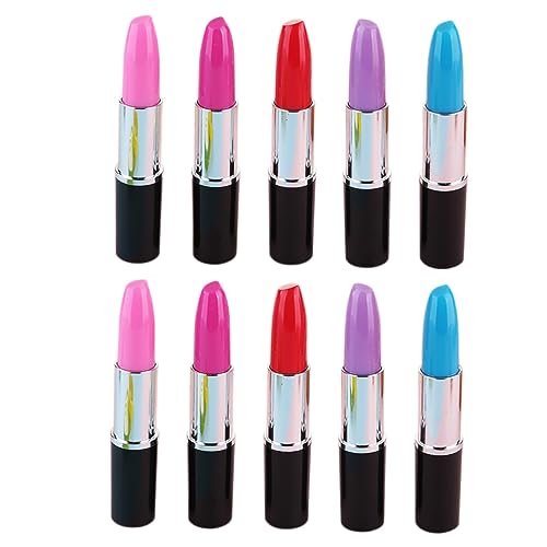 STOBOK 15St Kugelschreiber schreibkladde lippenstifte kettelstifte schreibfeder lipsticks lustiger Filzstift Zeichenstift der Schule Textmarker Plastikstift Lippenstift Zeichenstift von STOBOK