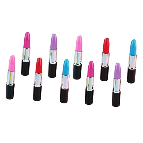 STOBOK 15St Kugelschreiber schreibkladde lippenstifte lipstick lipenstift schreibfeder schtift Textmarker lustiger Filzstift Stift in Lippenstiftform Zeichenstift der Schule Plastik von STOBOK