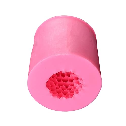 STOBOK 1Stk Kuchenform bratentopf pink cake decoration tortendekoration Silikonform für Kuchen und Kekse 3D-Kerzenformen backform selber machen hochzeitsdeko Plätzchen-Kuchen-Form Rosa von STOBOK