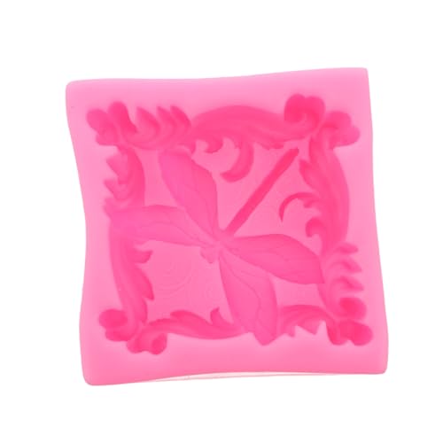 STOBOK 1Stk Silikonform Backform Kerzenformen handgefertigte Seifengussform Kuchenfondant Dekor schokoladenform silikonmuffinformen Seifenform DIY Fondantform Kieselgel Rosa von STOBOK