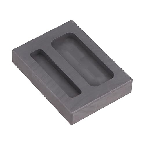 STOBOK 2 Nichteisenmetallform Graphite crucible Melting casting mould Testkit für schwarzen Schimmel Gießform schmelzen Tiegel-Kit Schmelztiegel Silberbar Kombiform für Black von STOBOK