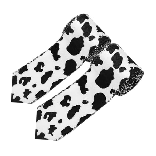 STOBOK 2 Rollen Band Kuhdruckband Westernband Kuhdrucke Bastelband Kuhbänder Zum Basteln Stoffbänder Mit Tierdruck Kuhdruckband Zum Dekorieren Polyester STOBOK 2 Rollen Band Kuhdruckband Westernband Kuhdrucke Bastelband Kuhbänder Zum Basteln Stoffbänder Mit Tierdruck Kuhdruckband Zum Dekorieren Polyester von STOBOK