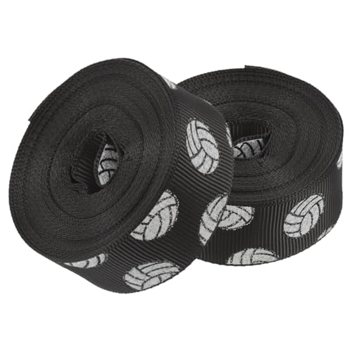 STOBOK 2 Rollen Handgefertigter Bogen Hut Aufkleber Anhänger Kit-band Dekorative Pailletten Drahtgeflechtband Einfache Haaraccessoires Haarnadeln Aus Strass Polyester Black von STOBOK