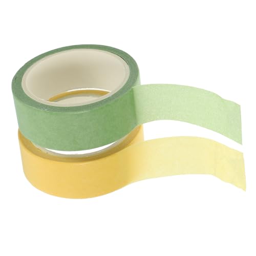 STOBOK 2 Rollen dekorative Klebebänder scrapbooking zubehör the washi tape Scrapbooking-Zubehör Aufkleber doppelt dekorative Bänder für Sammelalben Mehrzweck-Washi-Tape Japanisches Papier von STOBOK