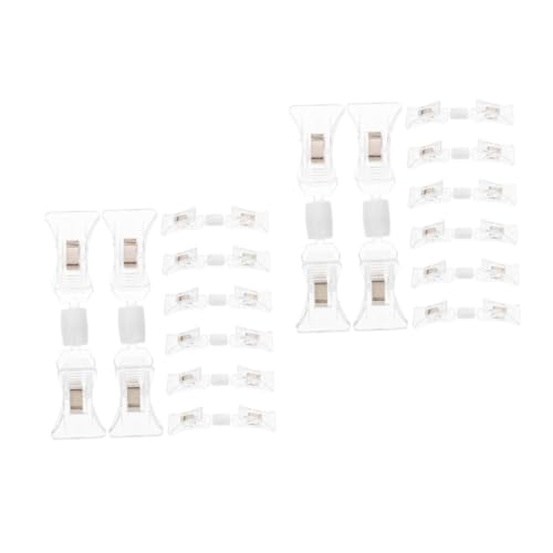 STOBOK 2 Sätze 2 Sets Werbe Clip Schilder Für Büroartikel Drehbare Preise Präsentationsständer Tag Display Clips T Shirt Display Ständer Für Anbieter Drehbare Clips 8 Stück * 2 von STOBOK