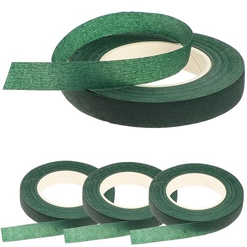 STOBOK 2 Sätze Blumenband Blumenstrauß Stängelwickelbänder Frischer Blumenstrauß Klebeband Grün Für Blumenstrauß Grünes Band Für Pflanzen Geschenkband Grünzeug Green Papier 4 Stück * 2 von STOBOK