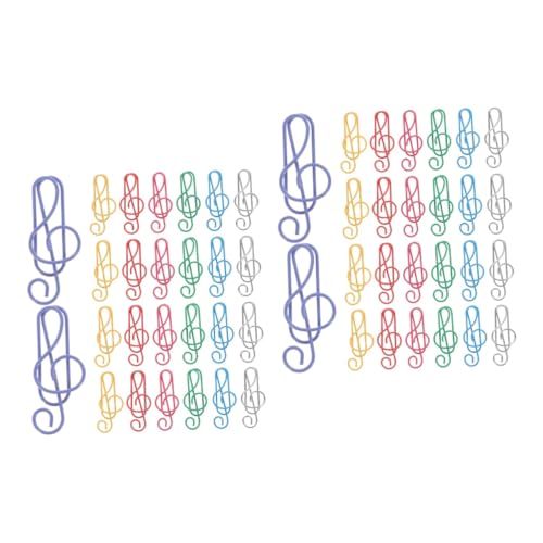 STOBOK 2 Sätze Büroklammer Clip Zwischenablage Planke Schule Papier Heftklammern Dokumentieren Klemmbretter Office-dokumentenklammern Bürobedarf Schulbedarf Eisen 100 Stück * 2 von STOBOK