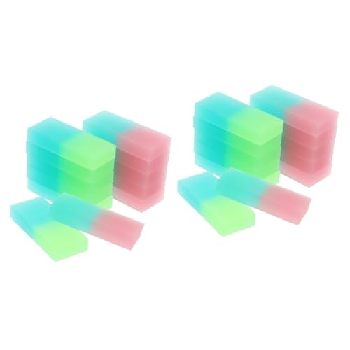 STOBOK 2 Sätze Farbverlaufsradierer Radiergummis Für Gelee-radiergummis Mini Klapphandy Erasers for Süße Radiergummis Gelee Radiergummi Niedliche Radiergummis Pvc 12 Stück * 2 von STOBOK