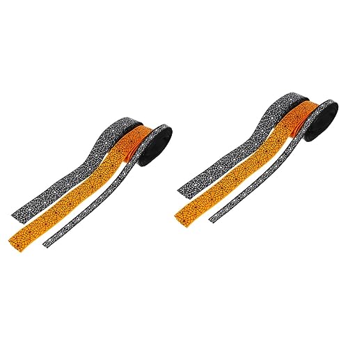 STOBOK 2 Sätze Halloween-gurtband Geschenkband Halloween Haarschmuck Halloween Halloween-geschenkband Halloweendeko Wickelband Stoff Bandband Diy Handgemachtes Band Polyester 3 Rollen * 2 STOBOK 2 Sätze Halloween-gurtband Geschenkband Halloween Haarschmuck Halloween Halloween-geschenkband Halloweendeko Wickelband Stoff Bandband Diy Handgemachtes Band Polyester 3 Rollen * 2 von STOBOK