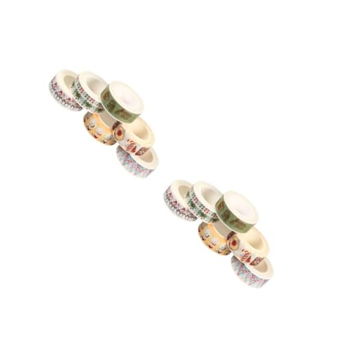 STOBOK 2 Sätze Papierbanddekoration Für Weihnachtsband Partydekorationen Scrapbooking Tape Weihnachten Golden Weihnachtsdeko Diy Klebeband Papier Klebeband 6 Stück * 2 STOBOK 2 Sätze Papierbanddekoration Für Weihnachtsband Partydekorationen Scrapbooking Tape Weihnachten Golden Weihnachtsdeko Diy Klebeband Papier Klebeband 6 Stück * 2 von STOBOK