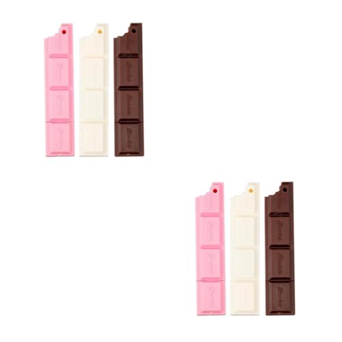 STOBOK 2 Sätze Schokoladen Kugelschreiber Kugelschreiber Schokoladen Kugelschreiber Kugelschreiber Cooler Stift Kawaii Schreibtischzubehör Hübsche Stifte Für Frauen 3 Stück * 2 von STOBOK