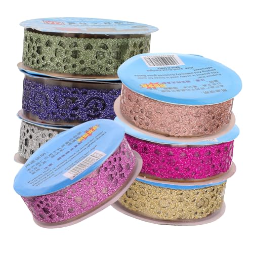 STOBOK 2 Sätze Spitzenband Diy-kunsthandwerk Washi-tape Für Kinder Kunst-washi-tape Dekoratives Klebeband Scrapbook-klebeband Aus Spitze Karten Machen Klebeband Das Haustier 7 Rollen * 2 von STOBOK