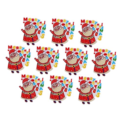STOBOK 2 Sätze Stickereiflecken Klaus Stichworte Weihnachtsdekorationen Geformt Weihnachtspatch-aufkleber Stickerei-diy-patch Lochreparaturaufkleber Flicken Aufnähen Stoff 10 Stück * 2 STOBOK 2 Sätze Stickereiflecken Klaus Stichworte Weihnachtsdekorationen Geformt Weihnachtspatch-aufkleber Stickerei-diy-patch Lochreparaturaufkleber Flicken Aufnähen Stoff 10 Stück * 2 von STOBOK