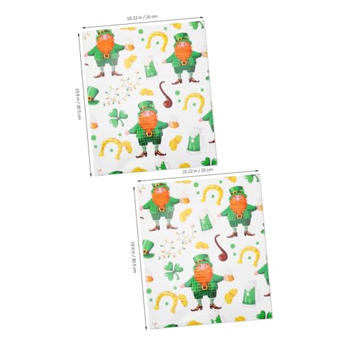 STOBOK 2 Sätze Sublimationsfolie Diy St. Patricks Day Vinylpapier Htv Wärmeübertragungsvinyl Jacken Jäckchen Bügeleisen Auf Transferpapier Bügeln Transferpapiere Für T-shirts 3 Blatt * 2 von STOBOK