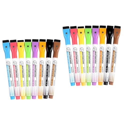 STOBOK 2 Sätze Whiteboard Stift Magnetisch Whiteboard Magnetisch Trocken Abwischbar Marker Löschbar Für Die Schule Farbe Tafelradierer Magnetische Anzeigetafel 8 Stücke * 2 STOBOK 2 Sätze Whiteboard Stift Magnetisch Whiteboard Magnetisch Trocken Abwischbar Marker Löschbar Für Die Schule Farbe Tafelradierer Magnetische Anzeigetafel 8 Stücke * 2 von STOBOK