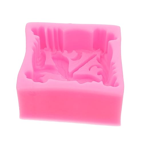 STOBOK 2 Stk Silikonform Kerzenformen De Para Gelatinas Handgemachte Seifenform Eiswürfel Diy Form Backform Manuelle Seifenform Kuchenfondant Dekor Libelle Schimmel Rosa Kieselgel von STOBOK