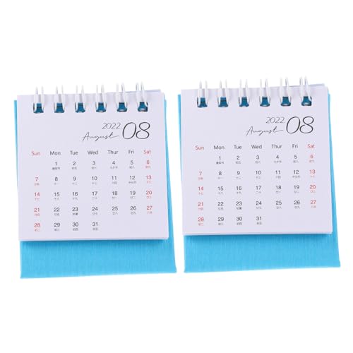 STOBOK 2 Stück Einfacher Mini Tischkalender Esszimmer Tischdekoration Tischstaffelei Tischkalender Dekorationen Mini Staffelei Tragbarer Tisch Schreibtisch Büroschreibtische von STOBOK