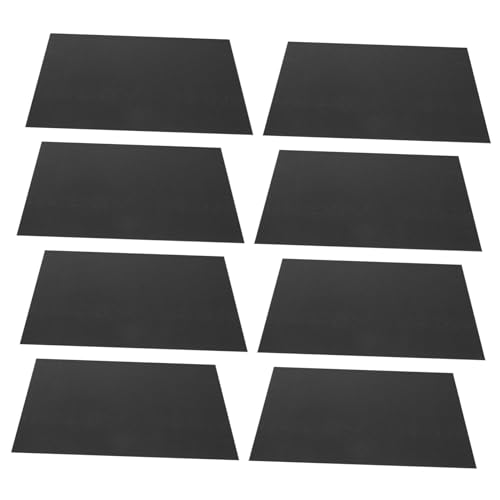 STOBOK 20 Blätter Glitzerkarton Zubehör Für Die Kartenherstellung Farbiger Karton Mehrzweck-karton Zum Selbermachen Kartenvorrat Farbig Diy-material Diy Liefert Papier Black von STOBOK