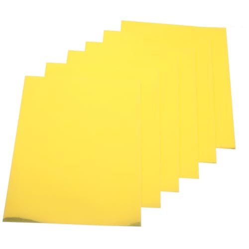 STOBOK 20 Blätter Holografisches Druckpapier Aufkleberdruckerpapier Aufkleberetiketten Für Drucker Aufkleberpapier Zum Drucken Aufkleberdruckpapier Leere Etiketten Das Haustier Golden von STOBOK