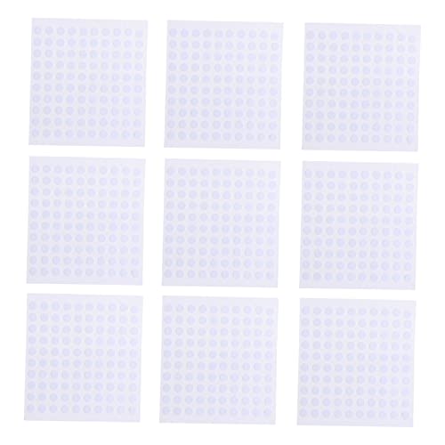 STOBOK 20 Blätter Schaumpunktkleber runde Aufkleber selbstklebende Nagellaschen scrapbooking sticker scrapbook stickers briefumschläge Punktabziehbilder dekorativer Aufkleber Papier Weiß von STOBOK